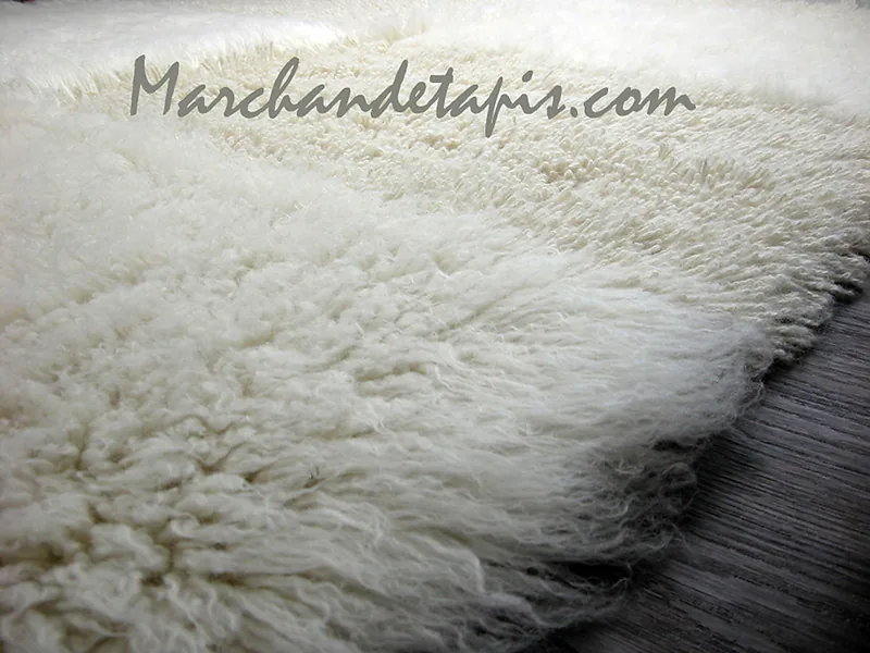 Tapis SHAGGY/FLOKATI carrés 140cm x 200cm