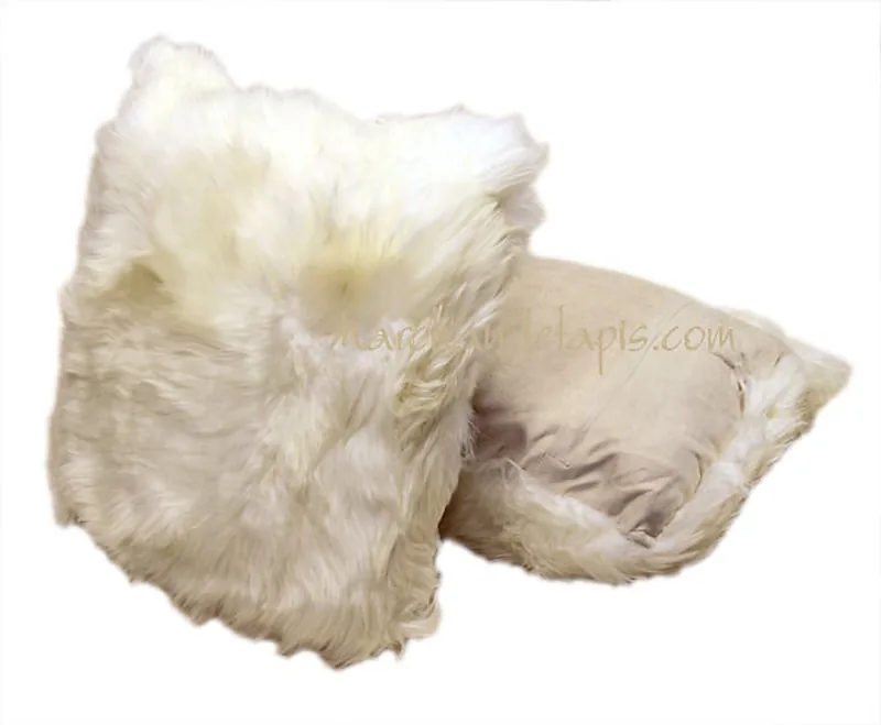 Coussin MERINOS 40cmx40cm IVOIRE