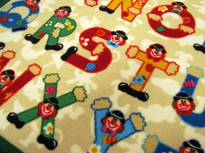 Tapis enfant Alphabet SEVI, ABC, 100x140cm