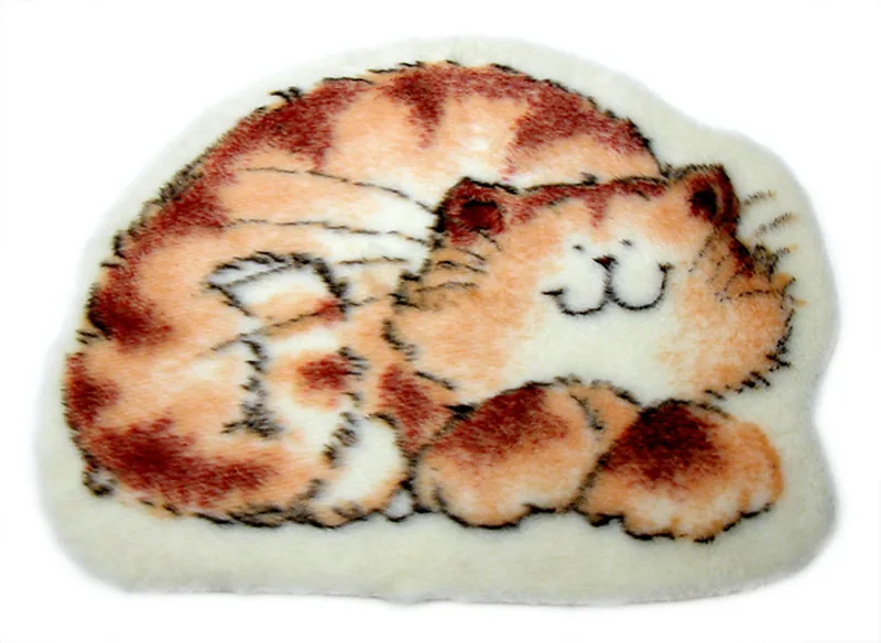Tapis enfant fantaisie décor chat