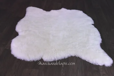 Tapis peau de mouton, 2 peaux, - Poils courts
