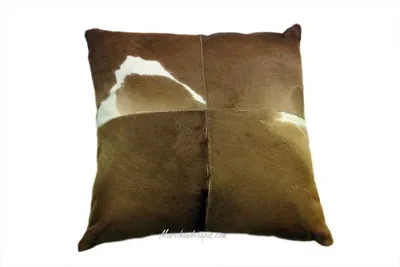 Coussin peau de veau 40x40cm et