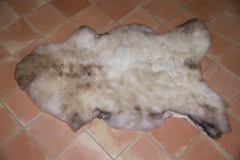 Peau de mouton UK - Couleur naturelle - 110/120cm - 0421-32