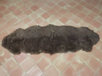Tapis peau de mouton, 2 peaux, - Poils courts