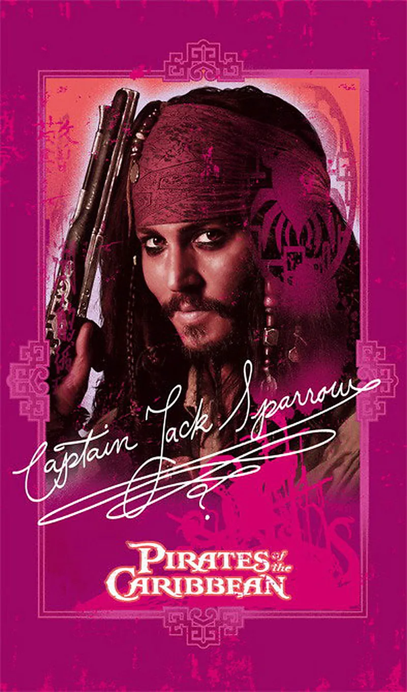 Tapis enfant Disney Pirates des Caraïbes, 100x170cm