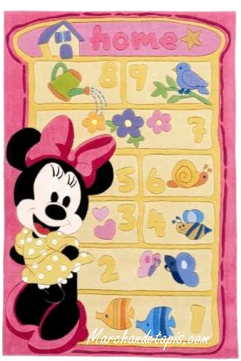 Tapis enfant Disney, Minnie Marelle, 115x168cm