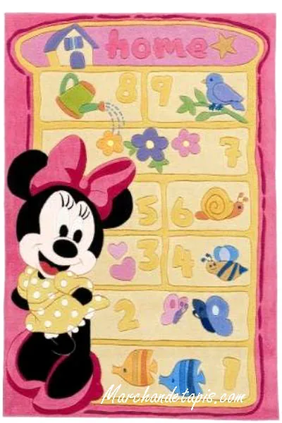 Tapis enfant Disney, Minnie Marelle, 115x168cm