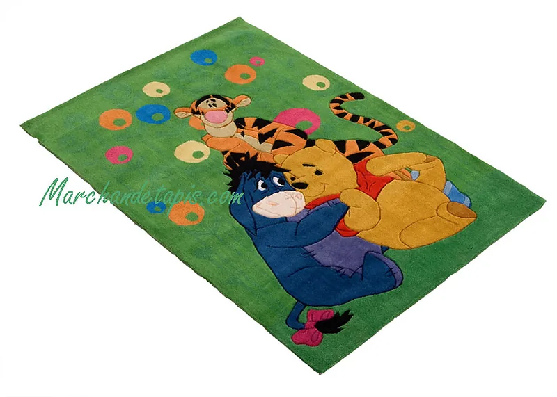 Tapis enfant Disney, Winnie et ses amis, 115x168cm