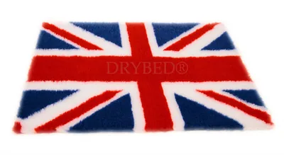Tapis chien Drybed® antidérapant DRAPEAU ANGLAIS