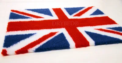 Tapis chien Drybed® antidérapant DRAPEAU ANGLAIS