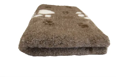 Tapis chien Drybed® antidérapant GROSSES PATTES BLANCHES
