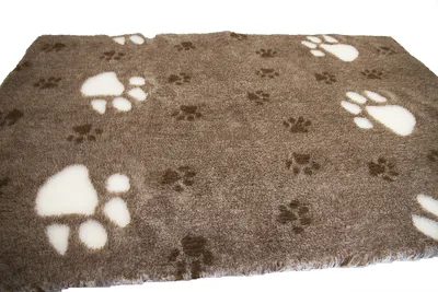 Tapis chien Drybed® antidérapant GROSSES PATTES BLANCHES