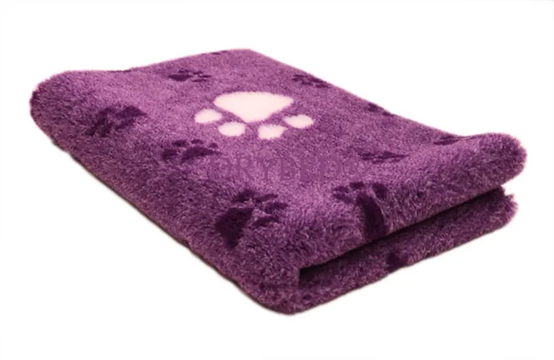 Tapis chien Drybed® antidérapant PARME GROSSES PATTES BLANCHES