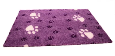 Tapis chien Drybed® antidérapant GROSSES PATTES BLANCHES