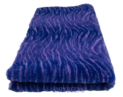 Tapis chien Drybed® antidérapant TIGRE MARINE ET LILAS
