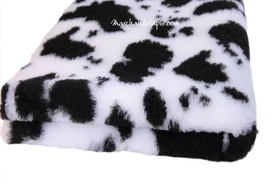 Tapis chien Drybed® antidérapant VACHE NOIR ET BLANC