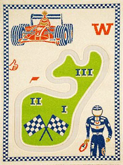 Tapis enfant IVI, Cicuit Course Voiture