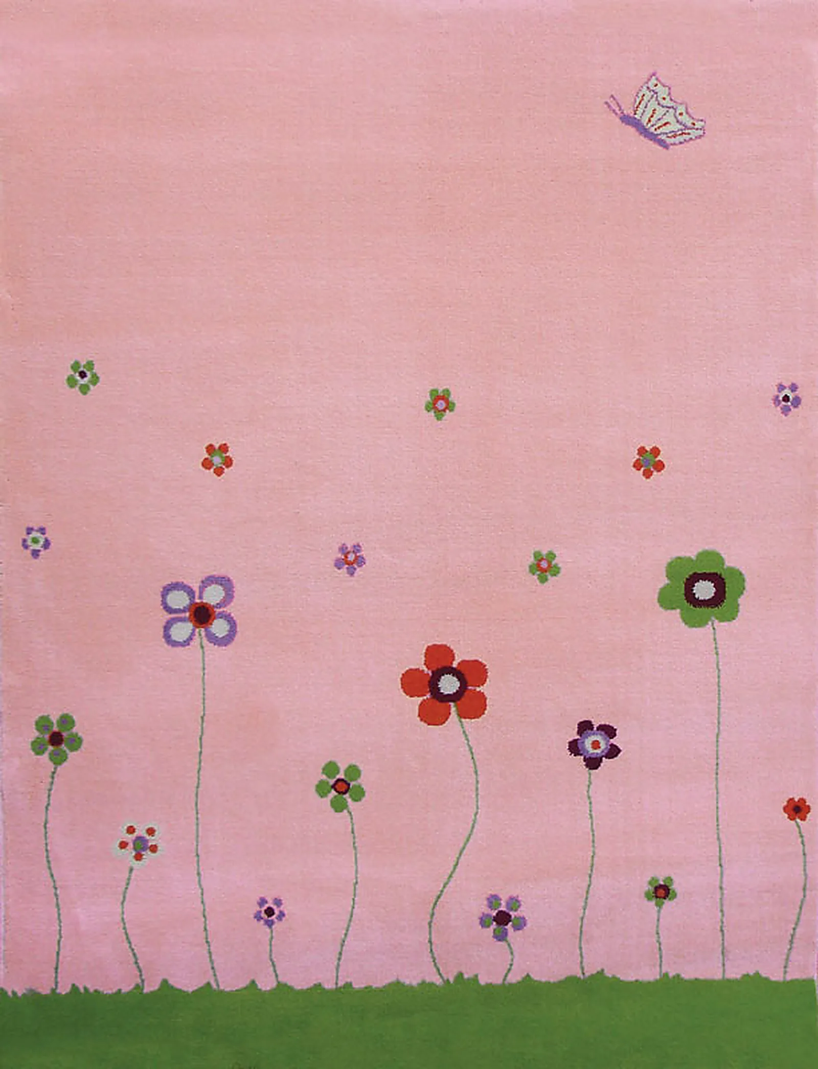 Tapis enfant IVI, Fleurs Esta Rose