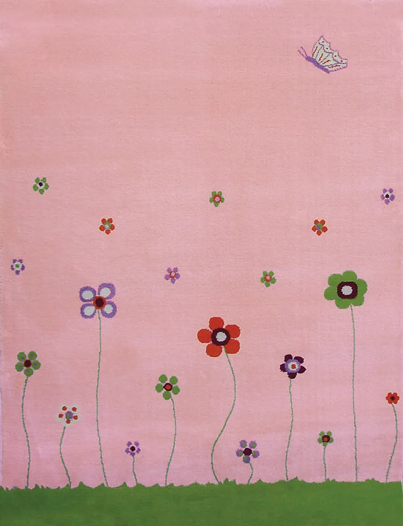 Tapis enfant IVI, Fleurs Esta Rose