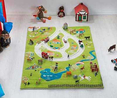 Tapis enfant IVI, Ferme Route