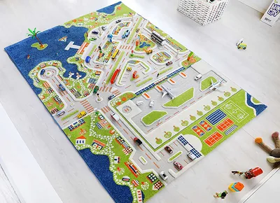 Tapis enfant IVI, 3D MiniCity
