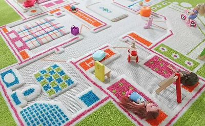 Tapis enfant IVI, 3D Maison