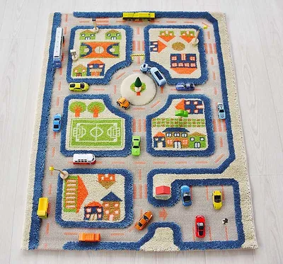 Tapis enfant IVI, 3D Ville