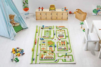 Tapis enfant IVI, 3D Ville