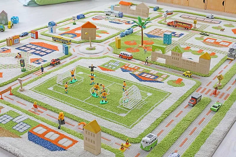 Tapis enfant IVI, 3D Ville Vert