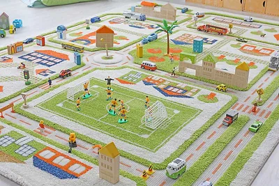 Tapis enfant IVI, 3D Ville