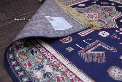 Tapis SORAYA Kasak Bleu Motif 1