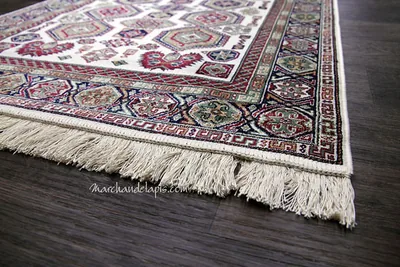 Tapis SORAYA Kasak Blanc Motif 2