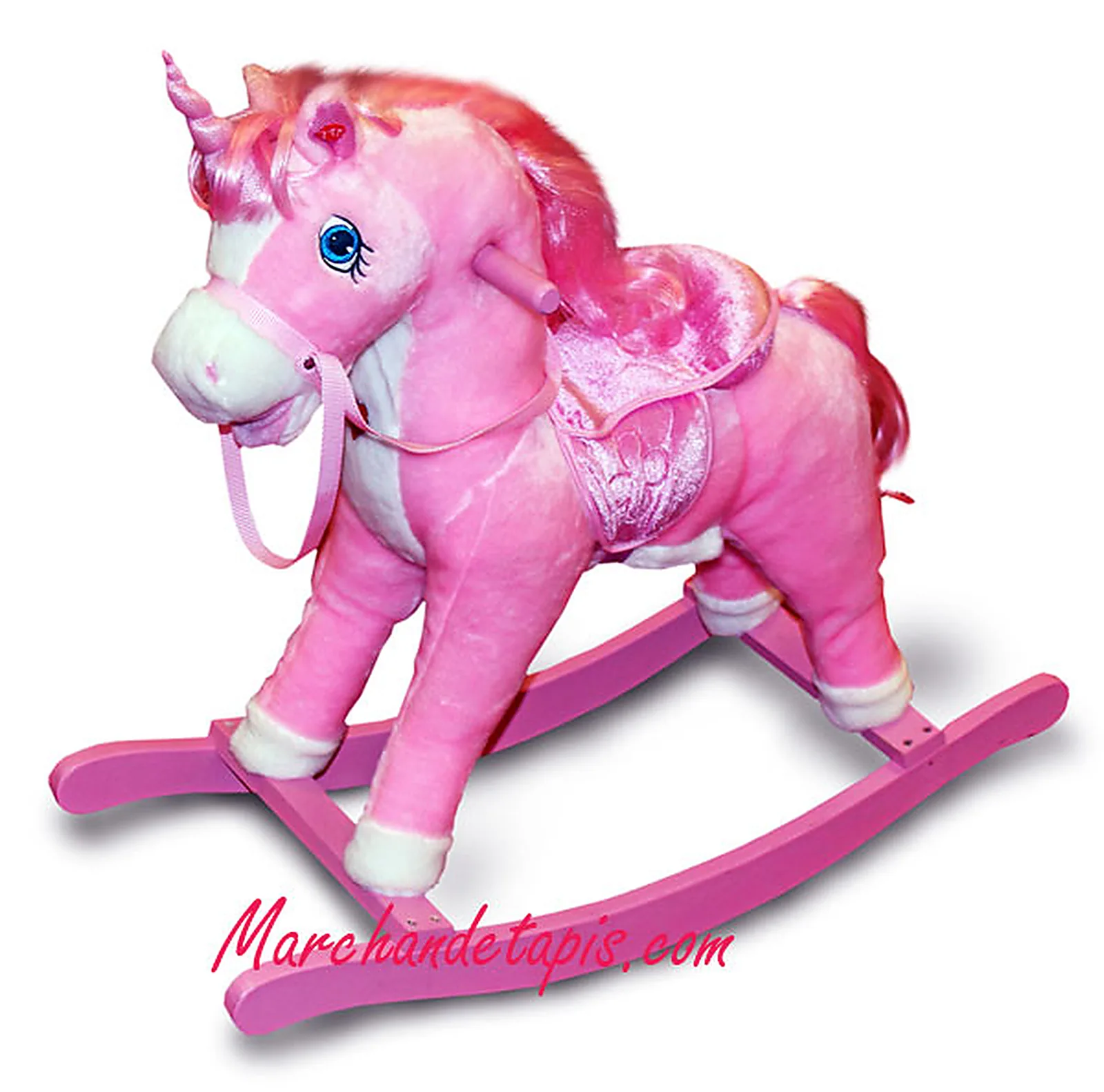 Licorne à bascule- Rose