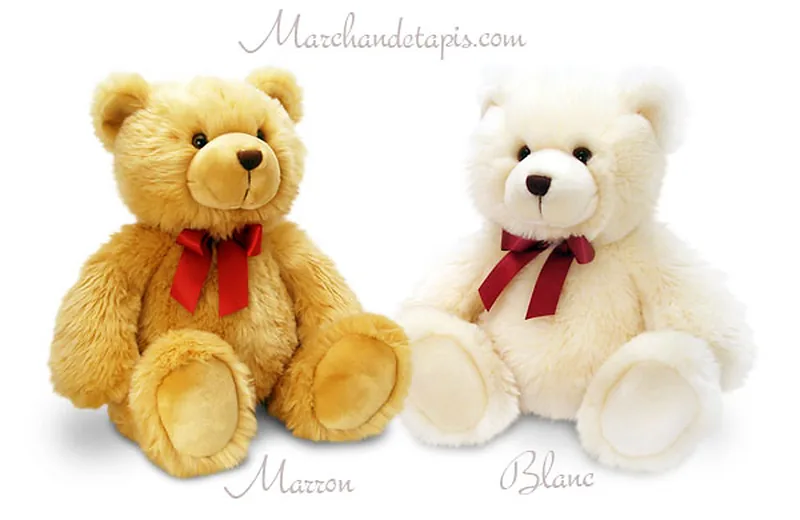 Peluche Ours Harry - 50cm - Crème
