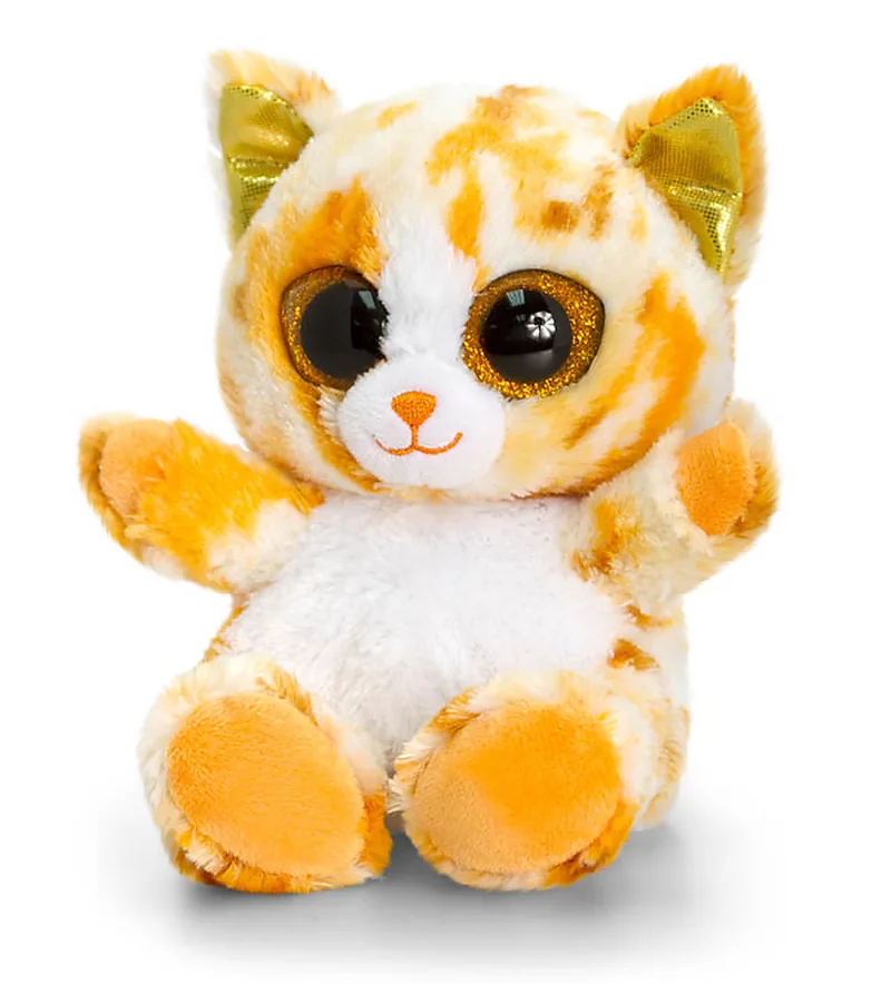 Peluche Animotsu Chat Orange 15cm