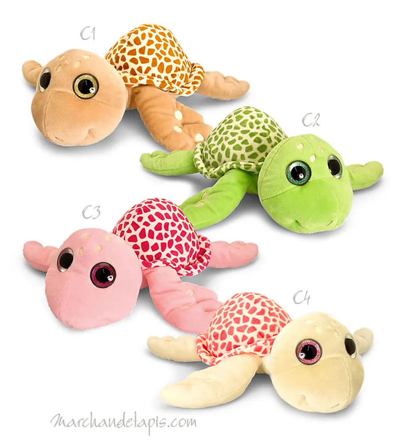 Peluche Tortue - Yeux paillettes
