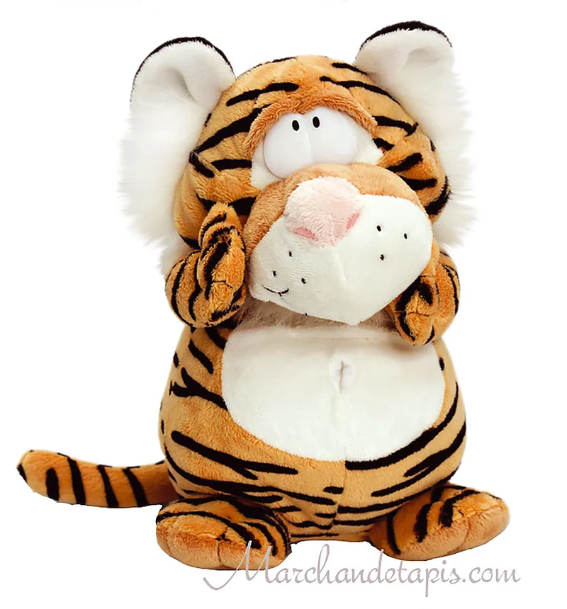 Peluche Podgey Tigre - Taille 26cm