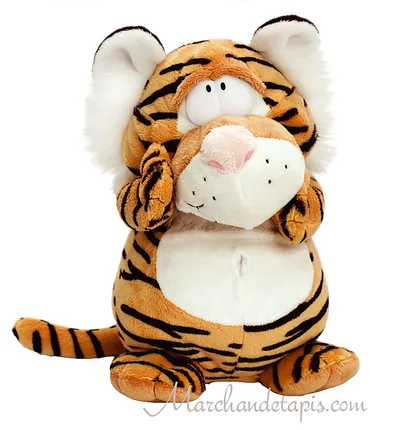 Peluche Podgey Tigre - Taille 26cm