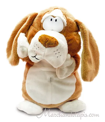 Peluche Podgey Chien - Taille 26cm
