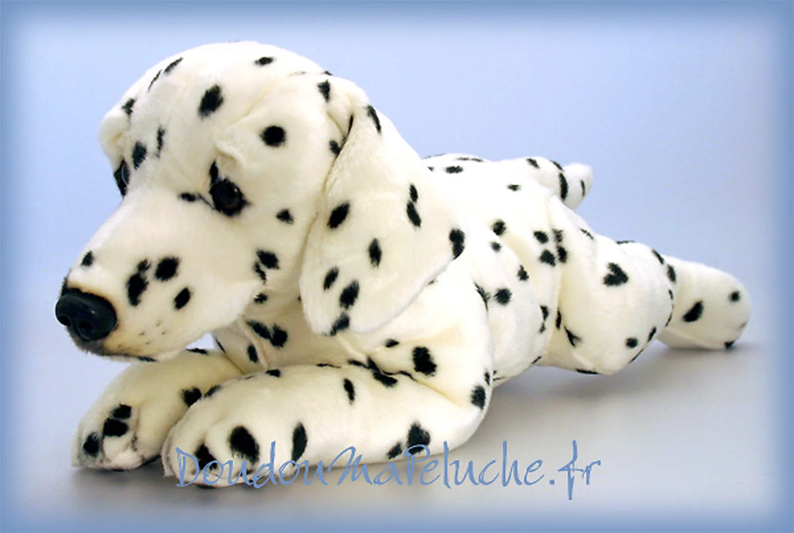 Peluche de chien Dalmatien Domino, taille 50cm