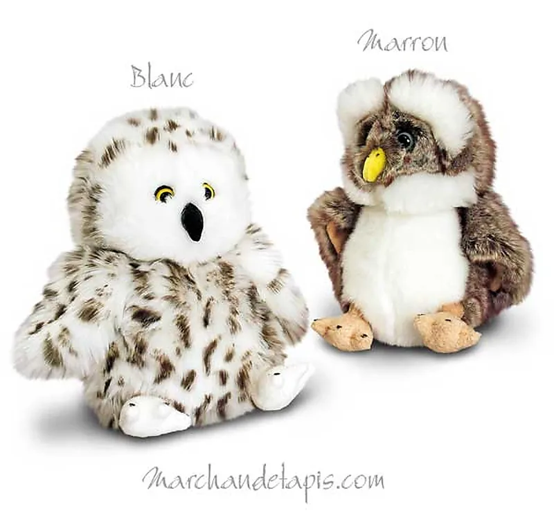 Peluche Hibou - Taille 18cm