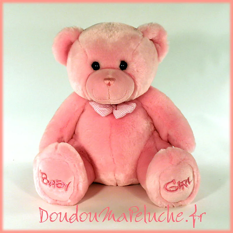 Peluche Ours Baby Girl Taille 38cm