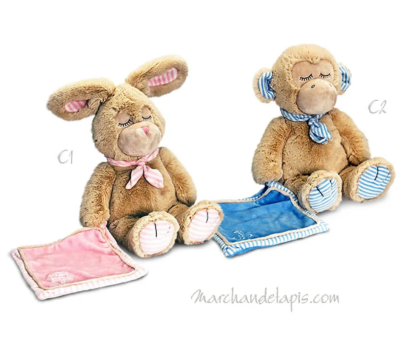 Peluche Dodo avec doudou 25cm